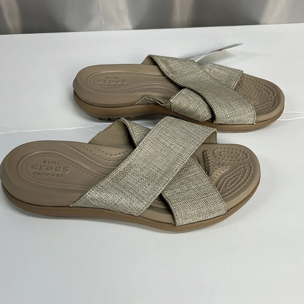 crocs capri shimmer xband sandal 1645